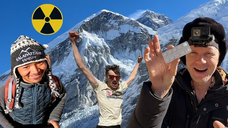 ✅НЕЛЕГАЛОМ на ЛЕДНИК Кумбу ЭВЕРЕСТА ☢️ГОРНОЕ БЕЗУМЕЕ⚡️СЛОМАЛСЯ наш Электровел... ЧАСТЬ-7