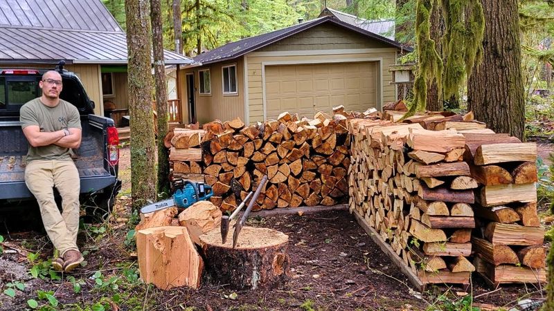 3 Day Solo Firewood Haul at My Cabin in the Woods