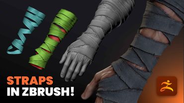 Scolpisci cinghie e bende realistiche in ZBrush