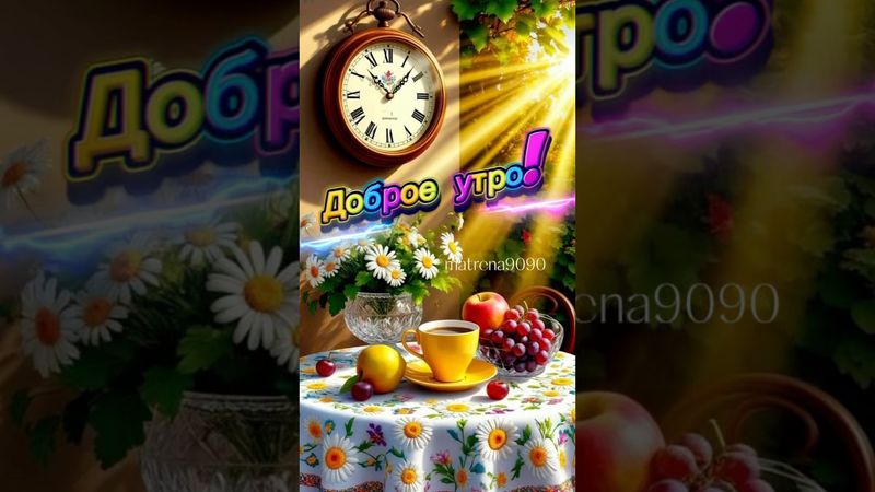 Доброе утро пожелание #доброеутро #сдобрымутром #пожеланиясдобрымутром