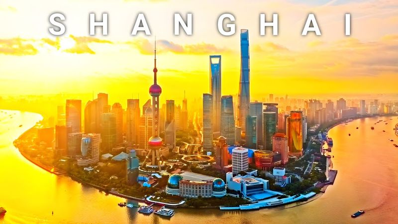 Shanghai City In China 🇨🇳 4K |