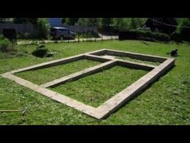 Фундамент на участке с уклоном 50см