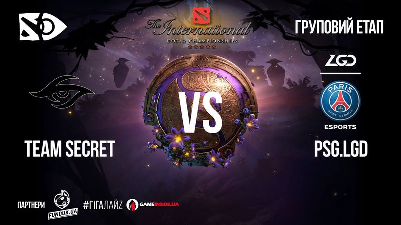 [UA] Team Secret vs PSG.LGD | Груповий етап «The International 2019» | День 3