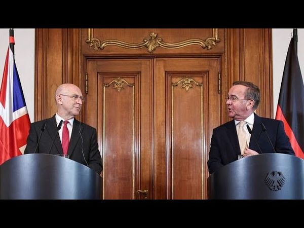 German, UK defence ministers meet in Berlin to discuss ways to further support Ukraine