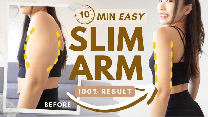 10min Easy Slim Arm Workout | 🔥 Burn Flabby ARMS FAT | All Seated & No Equipment (100% Worked)