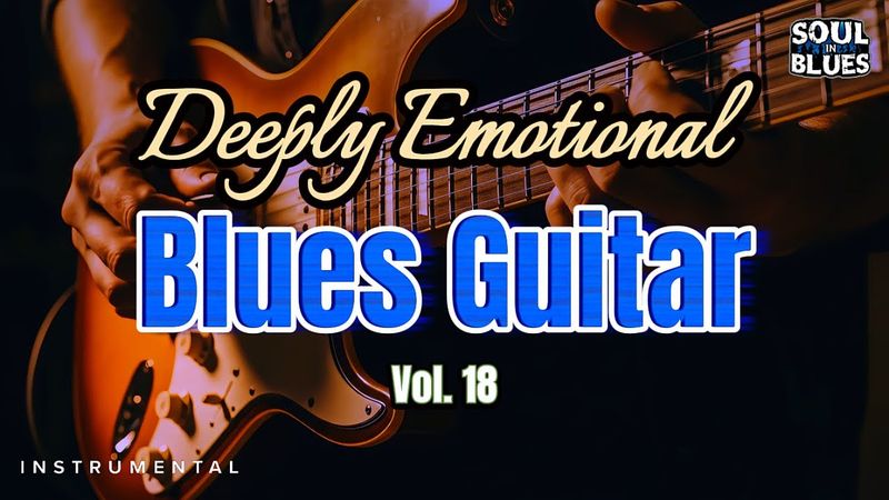 Deeply Emotional Blues Guitar 18 | Blues Echoes in a Silent Alley