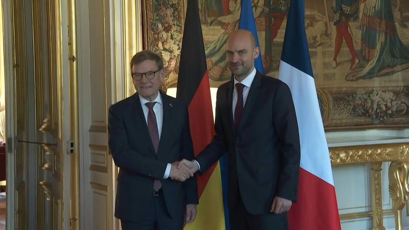 French FM Jean-Noel Barrot welcomes German counterpart in Paris | AFP