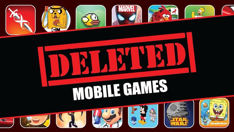 The Best DELETED Mobile Games
