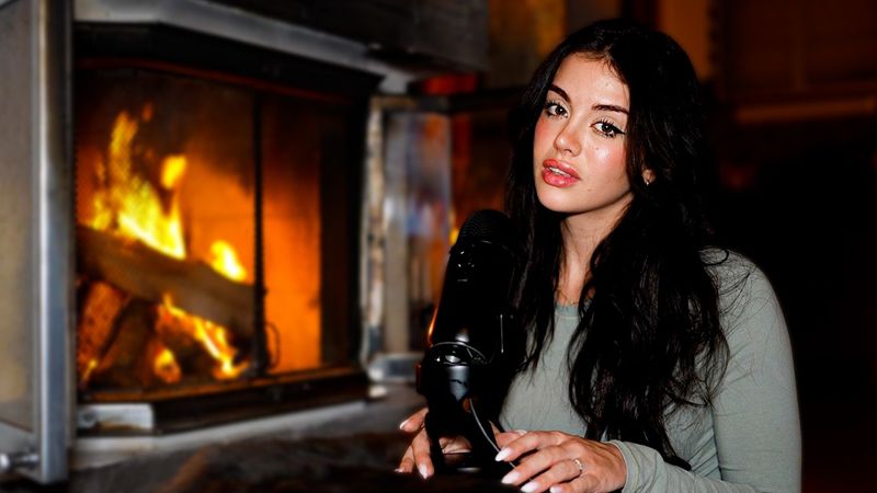 asmr girlfriend comforts you by the fire... (emily black)