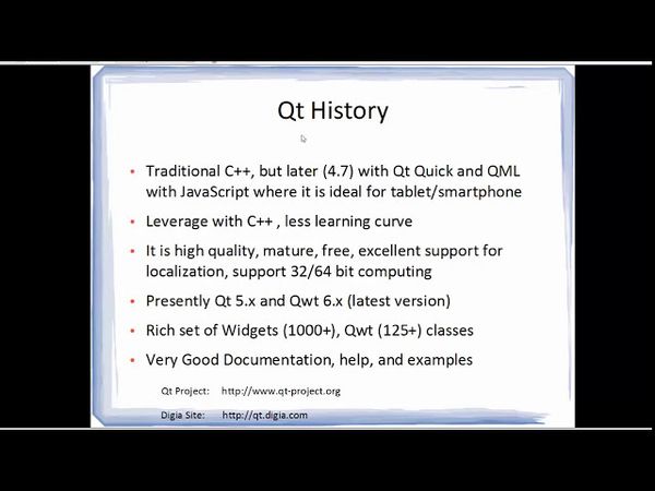 Qt Tutorials For Beginners 1 - Introduction