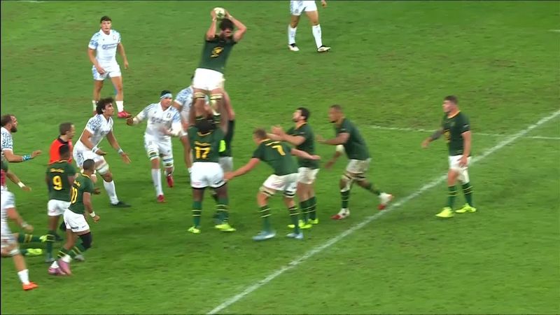 Final Whistle: Analyzing Springboks Lineouts In The Middle Of The Field