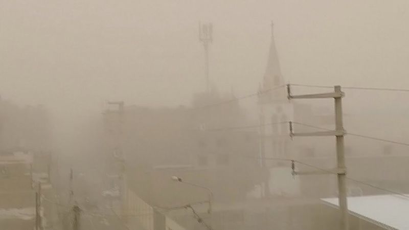 Песчаные бури накрыли побережье Перу
