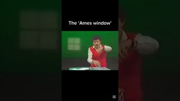 The mind boggling ames window. #science#brain#mind#