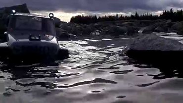 The RC Jeep Man´s wet and ruogh ride