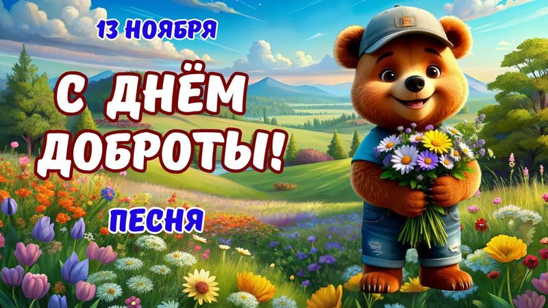 ❤️С Днём доброты! ✨ Добро спасёт мир — песня ко Дню доброты!