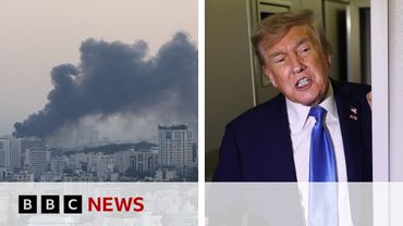 Israel and Iran launch new missile waves as Donald Trump wants ‘real end’ to conflict | BBC News