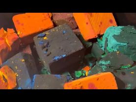 Crusty Rich Dyed Fresh Chalk Blocks