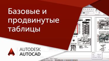 [Урок AutoCAD] Базовые и продвинутые таблицы