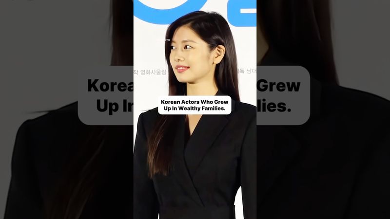 Born Into Luxury: Korean Actors With Rich Backgrounds ✨📷 #youtubeshorts