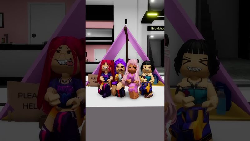 the saja boys made fun of me so huntrx helped me😣🤩#robloxshorts #roblox