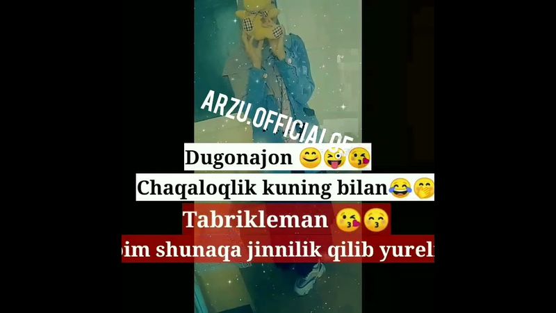 Dugonajon tugulgan kuning bilan☺️☺️