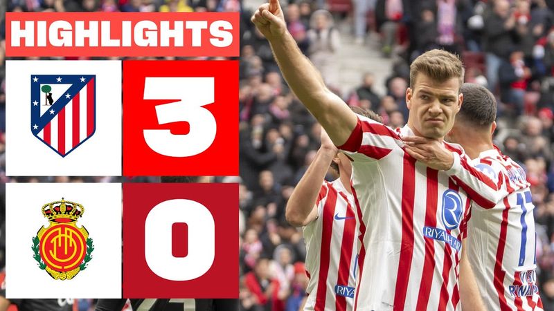 ATLÉTICO DE MADRID 3 - 0 RCD MALLORCA | HIGHLIGHTS LALIGA EA SPORTS