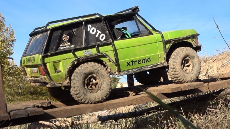 3 RANGE ROVER 4X4 Rc Crawler PARK Off Road Trail Show, Scale 1/10