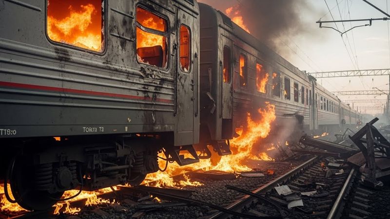 Огненная Ловушка /  поезд Москва - Петербург