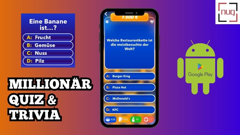 Millionär Quiz & Trivia | [Android] | Quiz zum Mitraten | Gameplay/Playalong #04 | [DE/Deutsch]