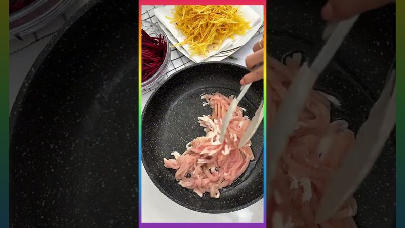 Давно забытый,но вкусный салат....🥗