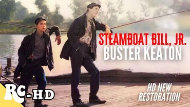 Steamboat Bill, Jr | Buster Keaton | Silent Movie Restored In HD | Free Classic Movie