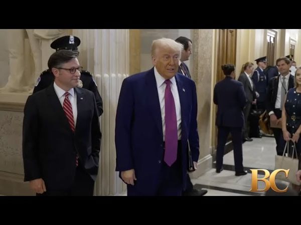 Trump visits Capitol to urge House Republicans to pass ‘big, beautiful bill’