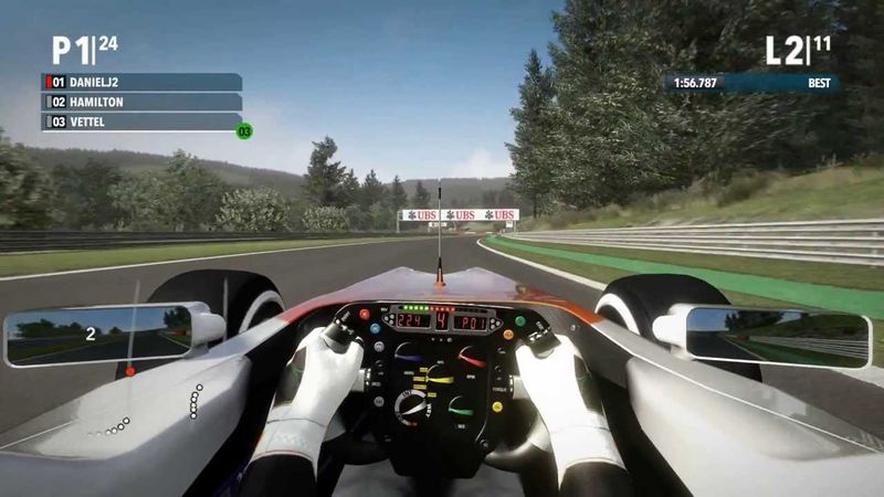 F1 2012 Career mode, career 2, season 1 Spa, Force India