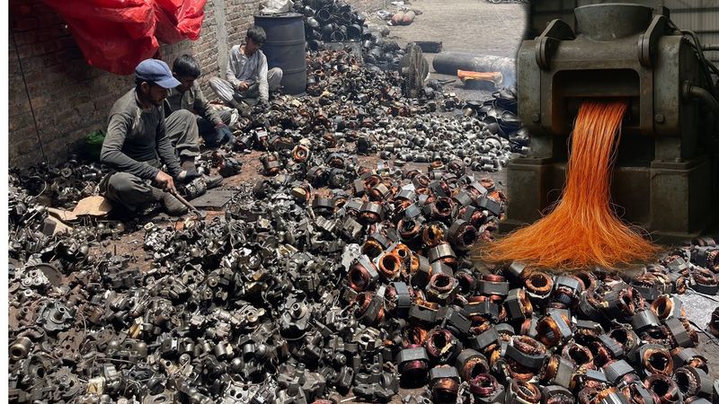 From Scrap to Copper Gold – Inside a Real Wire Factory!”