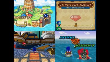 Sonic Rush Adventure: Part 4: Ocean Tornado & the 1st Johnny Race (Red Chaos Emerald)