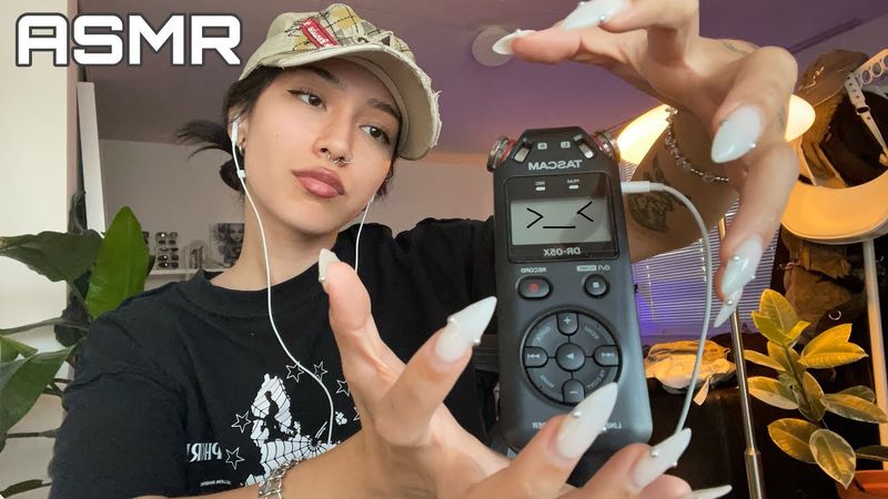ASMR ☆ Slow & Fast Tascam Trigger Assortment (for tingles)