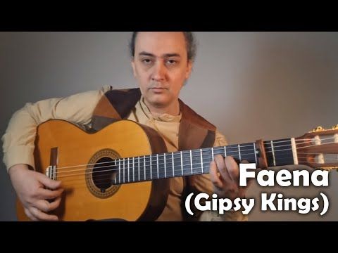 Faena Gipsy Kings solo guitar cover | Score, tab