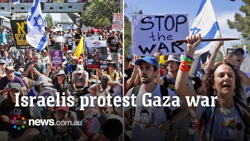 Protests break out in Israel demanding end to Gaza war
