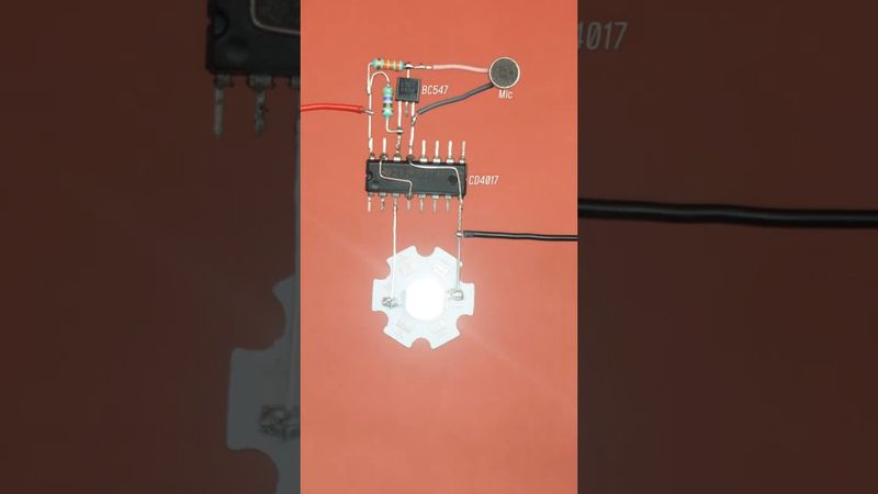 clap switch circuit #experiment #scienceproject