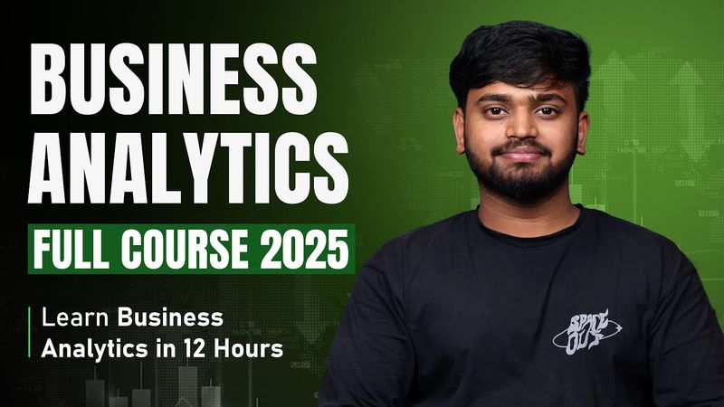 Business Analytics Course FREE | Business Analytics Full Course (2025) | Intellipaat