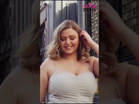 Vitoria Almeida Plus Size Fashion Model | Fashion Nova Curve Model | #Shorts