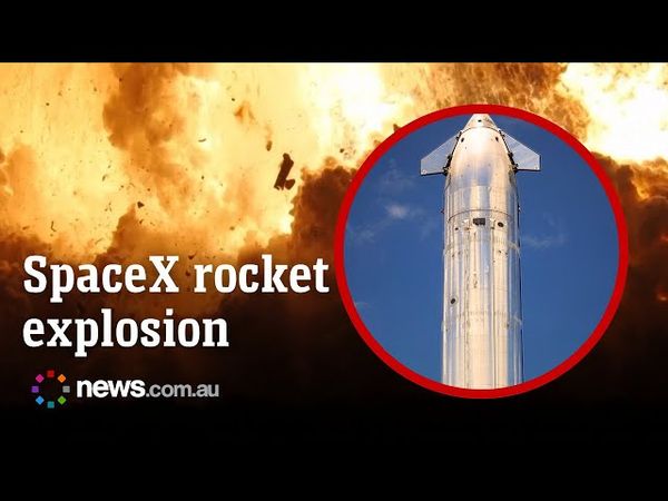 Shocking moment SpaceX Starship explodes mid-test
