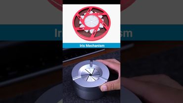 Iris Mechanical Mechanism 📌 | 3D Design & Working Explained