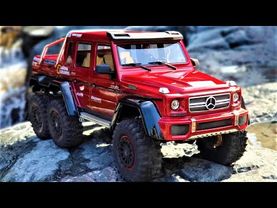 RC Car Traxxas TRX6 Benz Red Wine Color Paint Work