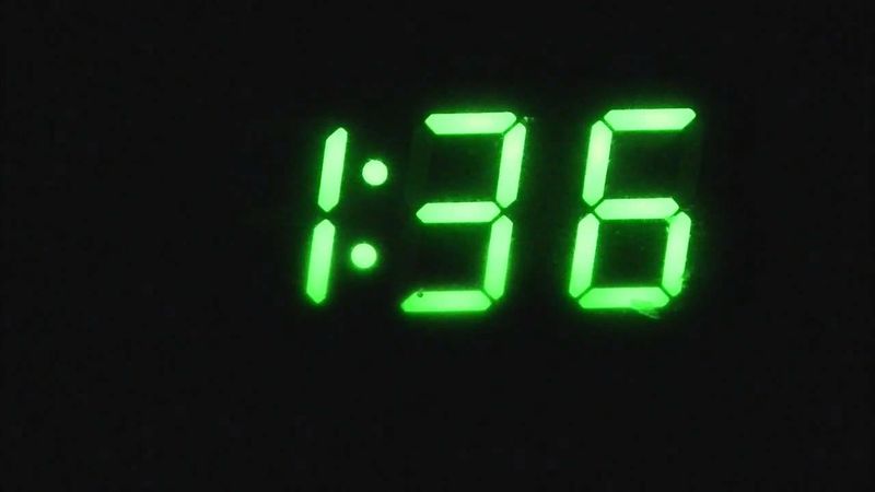 Digital clock Time lapse