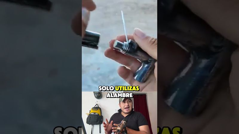 Herramienta para hacer resortes con alambre acerado #ideas #herramientas #welding ￼