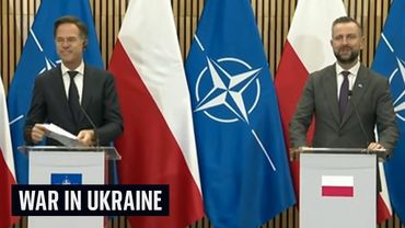 NATO boss Mark Rutte and Polish defence minister hold news conference  | Watch live