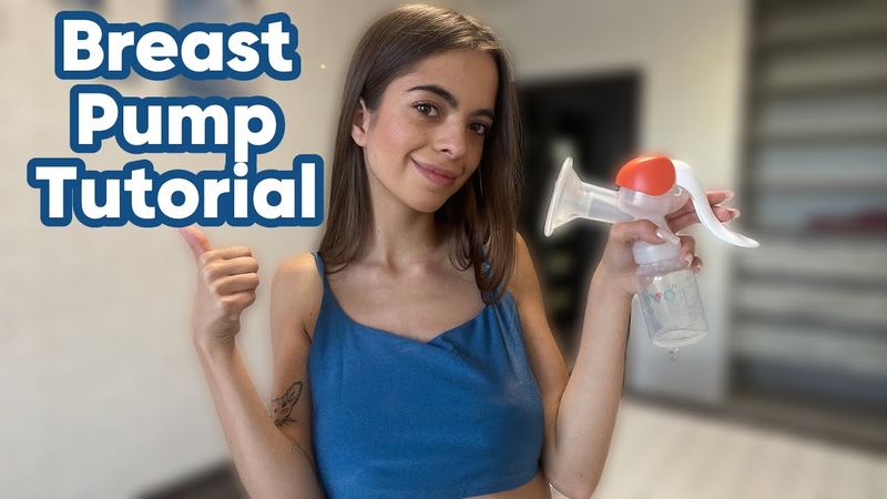 [4K USA] Manual Breast Pump Tutorial | Step by Step for Beginners