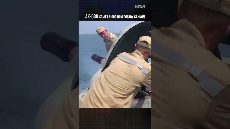 Loading an AK-630 Naval Minigun in Tactical Crocs