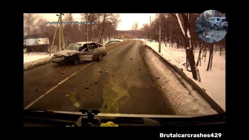 Brutal and fatal car crashes #12